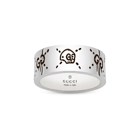 gucci garden ring in silver replica|Gucci ghost ring thin.